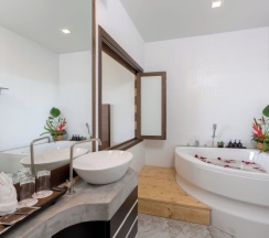 Двухместная вилла Deluxe с видом на море 2 отдельные кровати в Secret Cliff Resort Phuket
