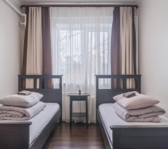 Номер стандарт с 2 односпальными кроватями в Hot Place Guest House