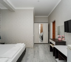 Двухместная комната с двуспальной кроватью в Чайка