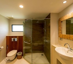 Коттедж Deluxe с красивым видом из окна в Tup Kaek Sunset Beach Resort