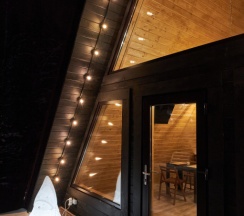 Двухместный коттедж Standard двуспальная кровать в Aframe-Village