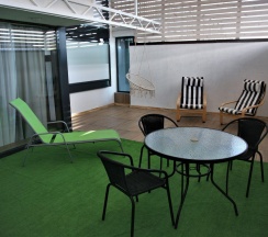 4-местный номер полулюкс с патио в Браво