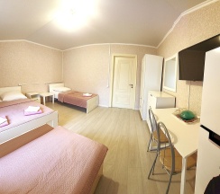 4-местная комната эконом (общие удобства) #1 в Семья