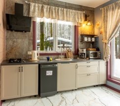 Коттедж《Тиффани делюкс》с сауной и "Банным чаном" (расположен в  Логиново) в Сканди хаус