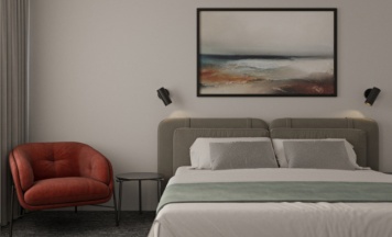 Двухместный люкс двуспальная кровать в Трубник