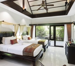 Двухместный коттедж двуспальная кровать в Diamond Cottage Resort & Spa