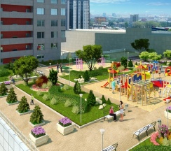 «Sky Apartment ЖК Манхэттен 16 этаж», Студия, Яковлева, 5, ID 74-057 в "ИннХоум Апартаменты"