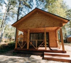 Домик с террасой (1 линия) в Таналтай