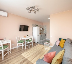 2-комнатные апартаменты улучшенные 13 этаж в TopHouse