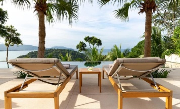 Резиденция с 4 комнатами с видом на море в Anantara Layan Phuket Resort