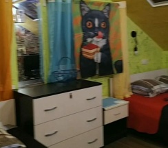 Трехместный номер с 3 односпальными кроватями в Мур ля мур