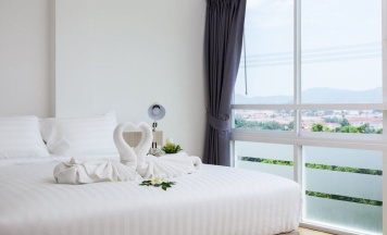Двухместный номер Deluxe с видом на город двуспальная кровать в Rang Hill Residence