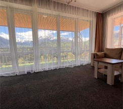 Улучшенный люкс с панорамным видом на горы в Шатун