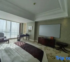 Двухместный номер Comfort двуспальная кровать в Dezhou Fengguan Holiday Hotel