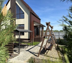 Барнхаус ЯгельХаус (оснащение дома, стоимость банного чана и бани см. Подробнее) в Dacha