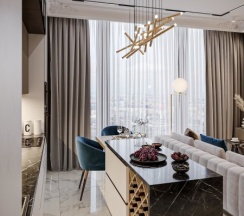 Однокомнатный Люкс 43 этаж 55 м² ЖК «Neva Towers» в InPremium Москва-Сити