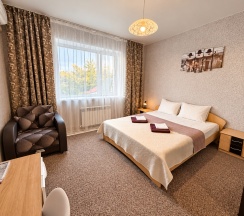Номер комфорт с 1 двуспальной кроватью в Long House