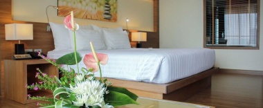 Двухместный номер Corner Ocean Panoramic двуспальная кровать в The Senses Resort & Pool Villas, Phuket