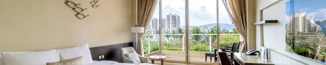 Двухместный люкс Terrace двуспальная кровать в Hong Kong Gold Coast Hotel