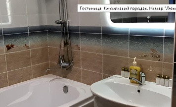 Номер стандарт с двуспальной кроватью и ванной 30м2 в Сова