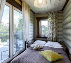 Коттедж с камином и сауной в Yellow Stars Inn
