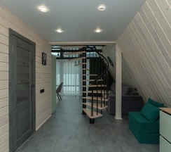 Двухэтажный дом с двумя спальнями в Люди в уюте