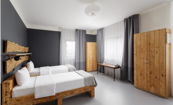 Шале 28 Стандарт без балкона (две раздельные кровати) в Шале 28