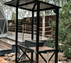 Купол №2 Синий в Barkwood