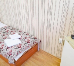 Кровать в 6-местном общем номере в Smart Hotel KDO Липецк
