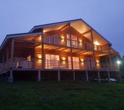 Коттедж с террасой в Scandi house