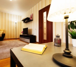 Трёхместные апартаменты с 2 комнатами в Апартаменты Bliss aparts: Centre-Rybinskaya 11