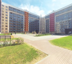 Апартаменты "комфорт" студия ЖК "LIKE" (Метро Площадь Мужества, 10 минут пешком) в Rauktis apartments