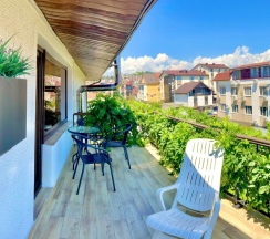 (31)Студия с мансардной крышей и террасой в Loft