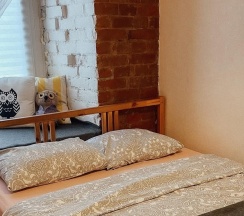 Двухместный номер с двуспальной кроватью в Сова