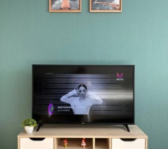 Двухместный номер Standard с балконом (двуспальная кровать) в 1-к. квартира на Удмуртской в центре города, 36 м², 11 этаж