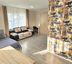 Двухместный семейный номер Standard с красивым видом из окна двуспальная кровать в Барсук