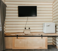 Luxe** Room двухкомнатный с видом на горы и реку (к1R3) в Шале Леший