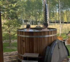 Космос - дача с телескопом, бочкой фурако и баней в Domingo Dacha