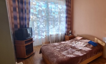 Номер эконом с 1 двуспальной кроватью в Солнечный