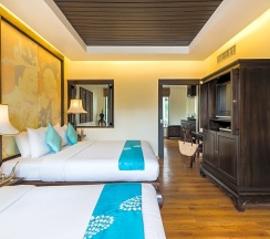 Одноместный семейный люкс 2 отдельные кровати в Dara Samui Beach Resort - Adults Only