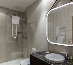 Двухместный номер с видом на Кёльнский собор 2 отдельные кровати в Hilton Cologne