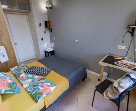 Двухместный номер Economy с видом на город двуспальная кровать в Соколов