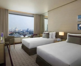 Двухместный номер Avani с видом на реку (двуспальная кровать) в Avani+ Riverside Bangkok Hotel