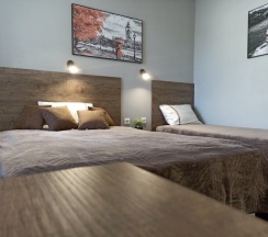 Стандарт с двуспальной и односпальной кроватями в Ana