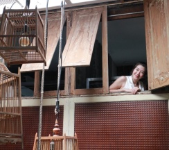 Кровать в общем номере в Nivas Siam Hostel