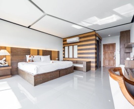 Двухместная вилла Premier с балконом и с видом на океан 2 отдельные кровати в Отель Secret Cliff Resort Phuket