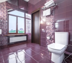 Двухместный полулюкс Мансарда с красивым видом из окна двуспальная кровать в Театр