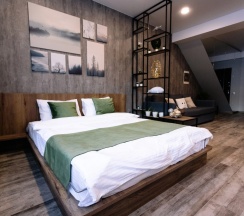 Номер Standard с красивым видом из окна в Апартаменты Baikal Hill Green