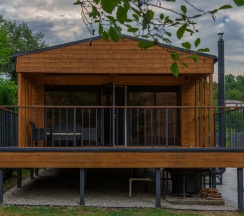 Четырёхместное шале с видом на горы в Тихая гавань