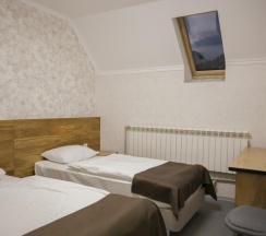 Номер стандарт с 2 односпальными кроватями (мансарда) в Альпина